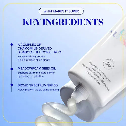 Supergoop! Unseen Sunscreen Invisible Broad Spectrum SPF 50  PA +++