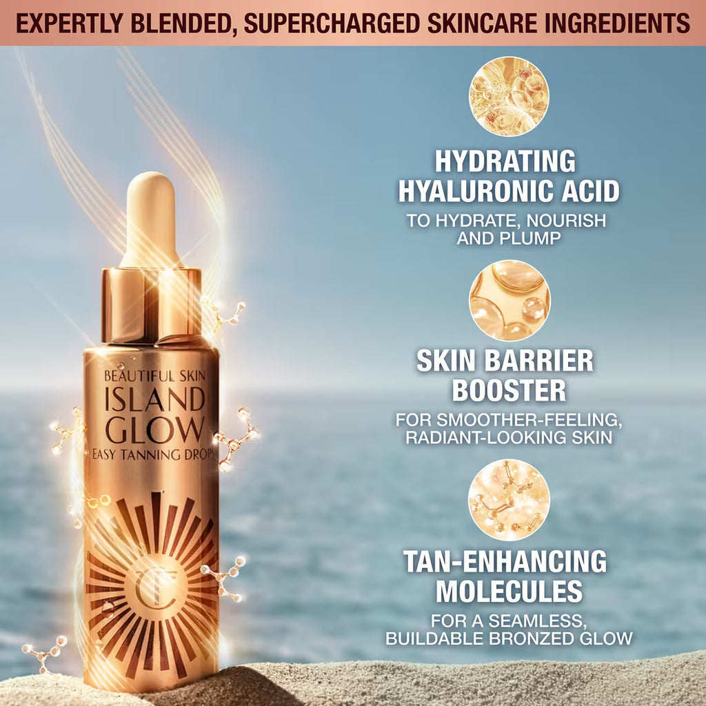 Charlotte Tilbury Beautiful Skin Island Glow Easy Tanning Drops