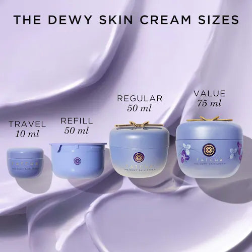 Tatcha The Dewy Skin Cream Plumping & Hydrating Refillable Moisturizer