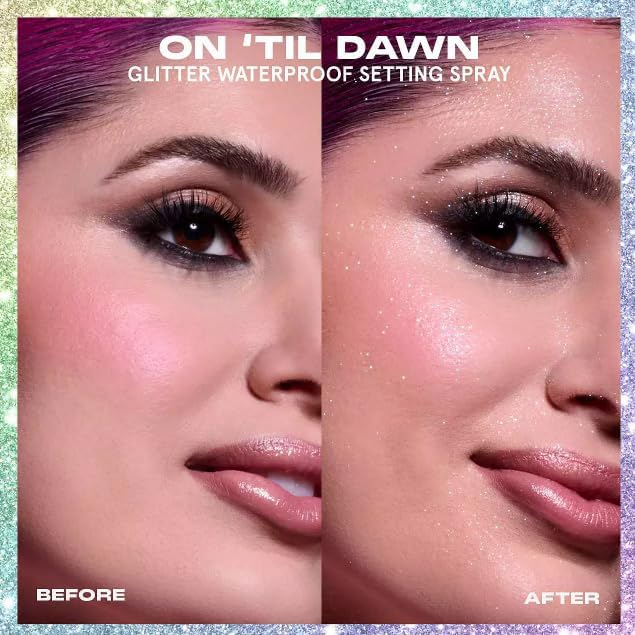 One Size On 'Til Dawn Glitter Waterproof Setting Spray