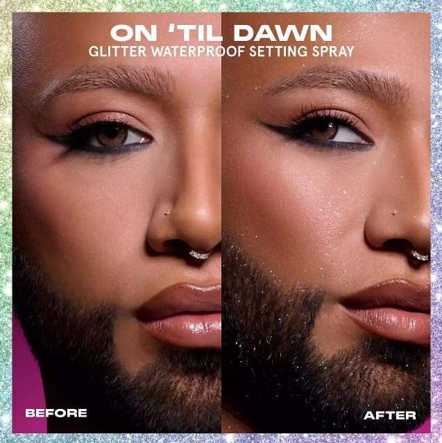 One Size On 'Til Dawn Glitter Waterproof Setting Spray