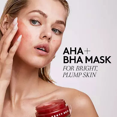 قناع الوجه Fenty Skin Cherry Dub Blah to Bright 5% AHA مع حمض الساليسيليك + فيتامين C