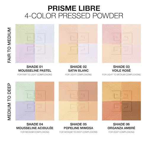 Givenchy Prisme Libre Blurring & Color-Correcting Matte Pressed Powder