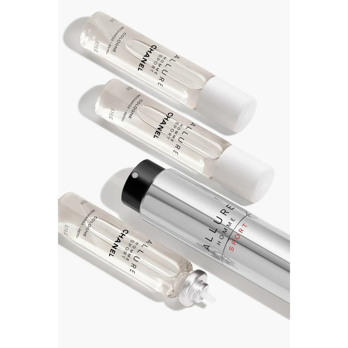 CHANEL ALLURE HOMME SPORT TWIST AND SPRAY REFILLABLE BOTTLE – COLOGNE
