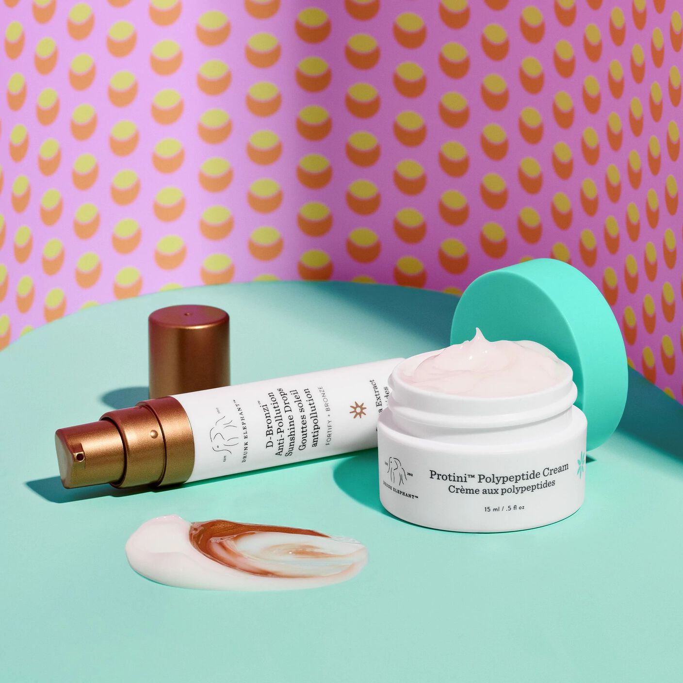 Drunk Elephant A Day in the Sun: D-Bronzi and Protini Cream Duo Kit