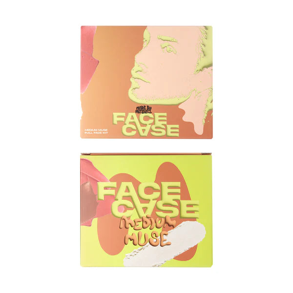 Made By Mitchell Face Case - 13 Piece Makeup Bundle - Includes Matching Vanity