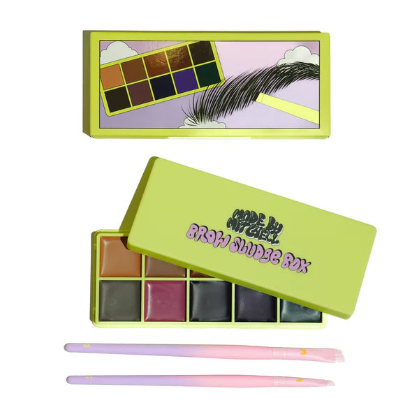 Made by Mitchell Brow Sludge Brow Palette With Two Free Brow Brushes
