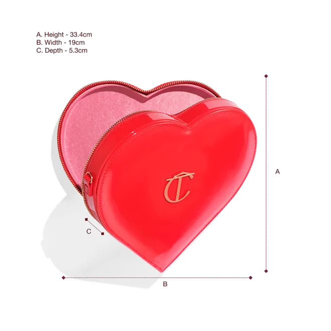CHARLOTTE'S MYSTERY L.O.V.E LOOK 7 BEAUTY ICONS & A FREE HEART MAKEUP BAG
