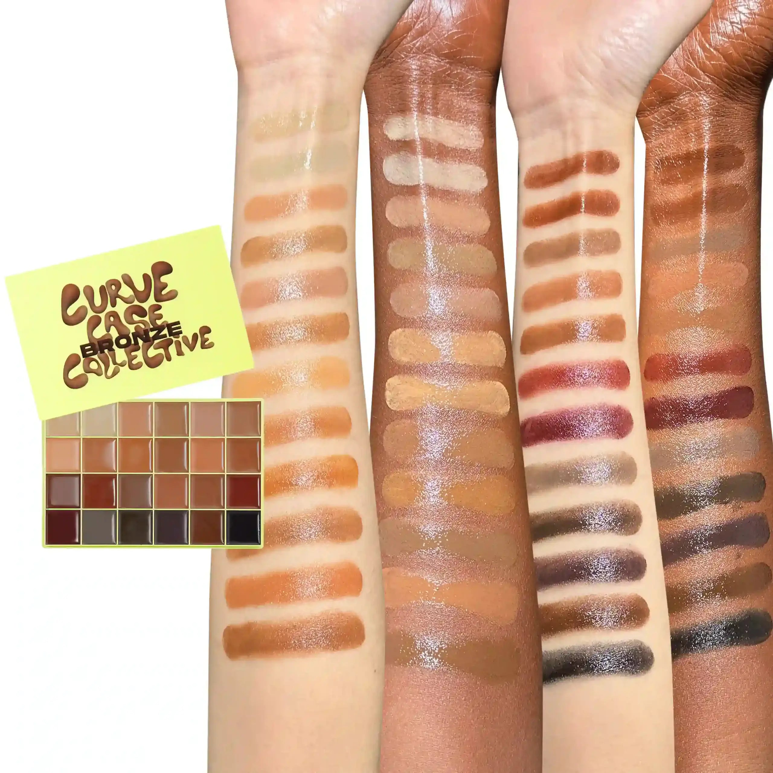Made By Mitchell Bronze XL Curve Case Cream Bronzer Palette
