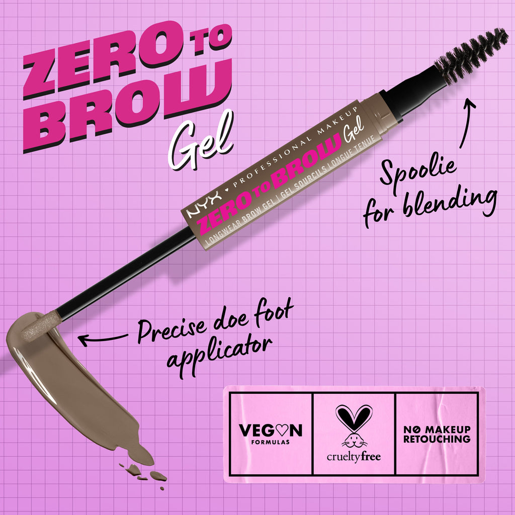 NYX Zero To Brow Brow Gel