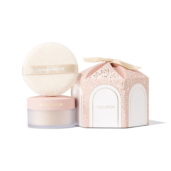 Laura Mercier Divinely Flawless Translucent Loose Setting Powder & Puff - Translucent