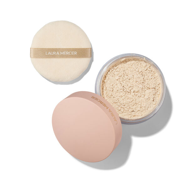 Laura Mercier Divinely Flawless Translucent Loose Setting Powder & Puff - Translucent