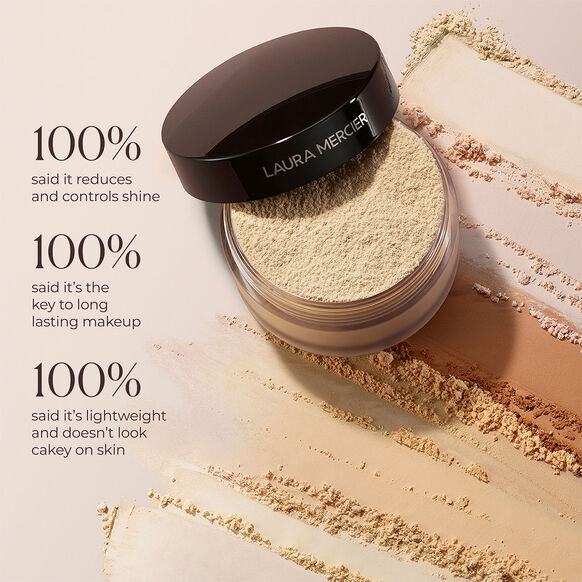 Laura Mercier Divinely Flawless Translucent Loose Setting Powder & Puff - Translucent