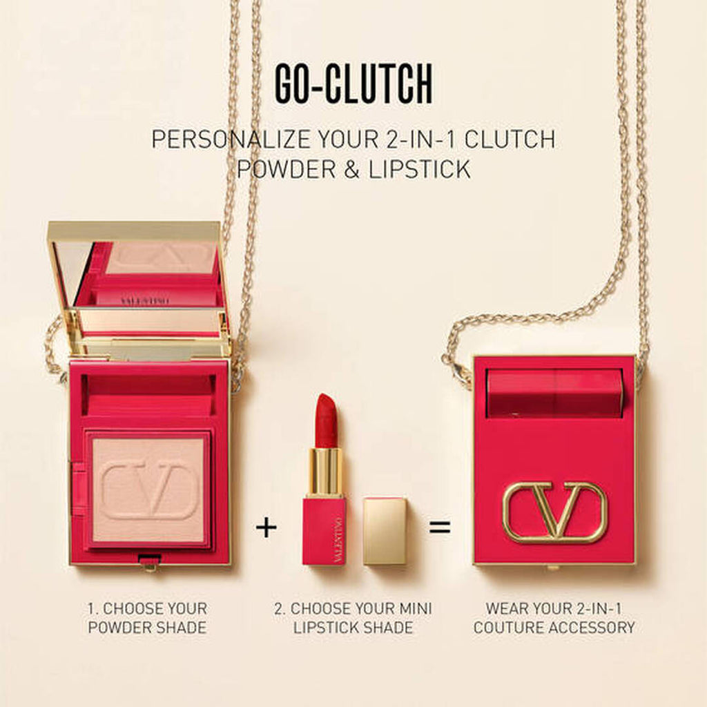 Valentino Go-Clutch Nude Edition & Rosso Valentino Minirosso