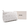 Dior Beauty White Cosmetic Bag Pouch