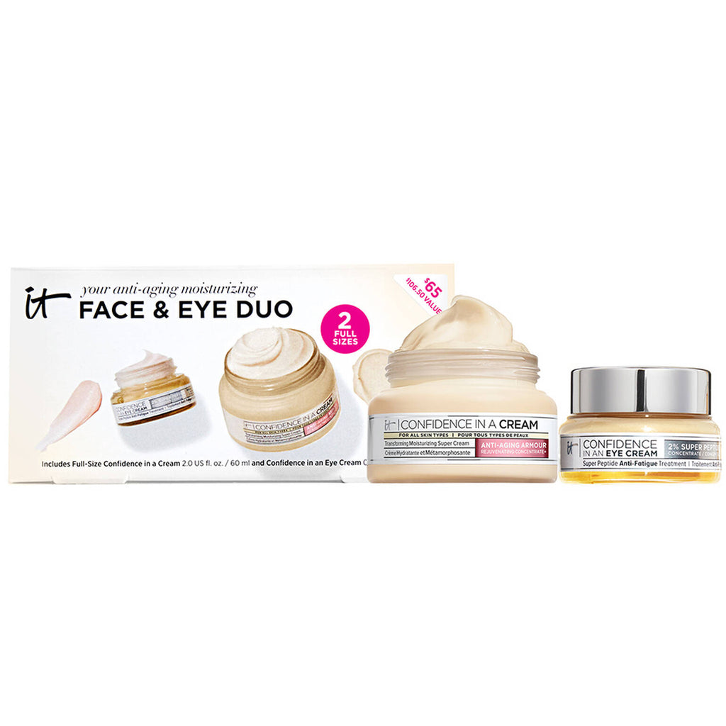 ثنائي كريم الوجه والعين المرطب ومكافح الشيخوخة من IT Cosmetics
