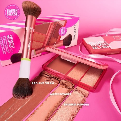 SEPHORA COLLECTION Perfectly Blushed Makeup Blush and Brush Set