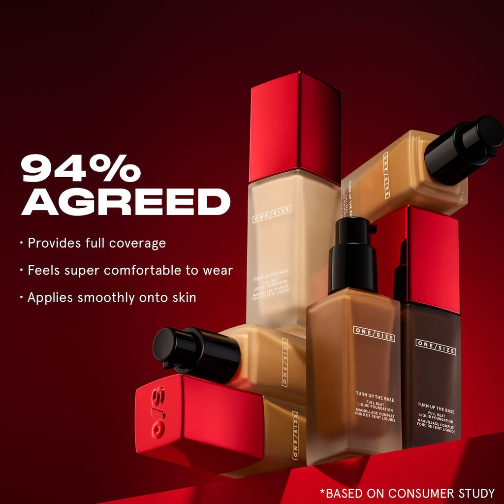 One Size Turn Up the Base Full Beat Waterproof Liquid Foundation