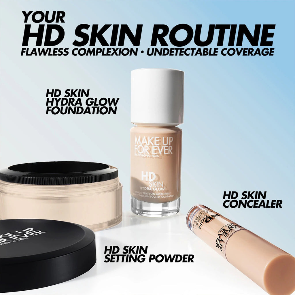 كريم أساس مرطب هيدرا جلو من Make Up For Ever HD Skin مع حمض الهيالورونيك