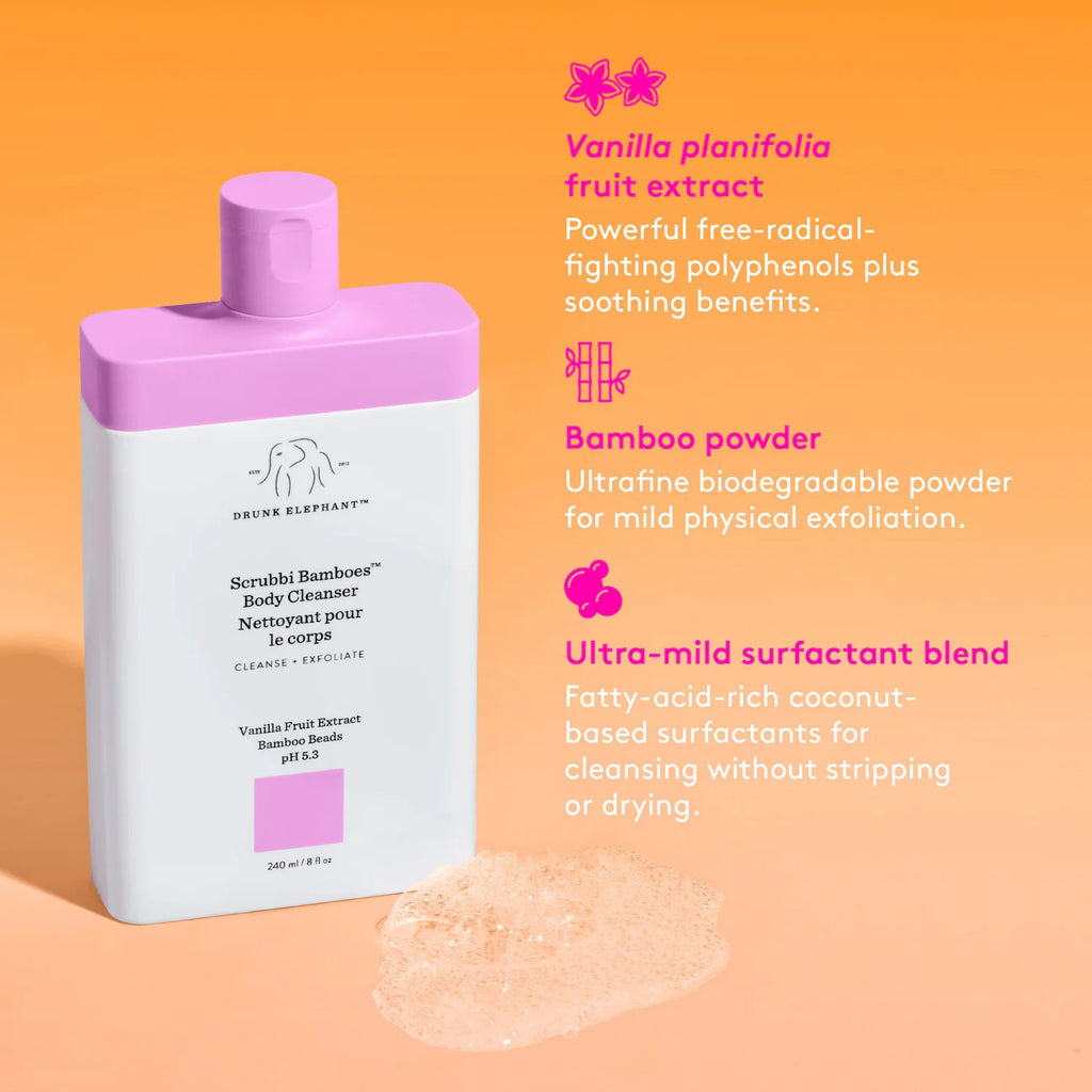 Drunk Elephant Scrubbi Bamboos™ Body Cleanser