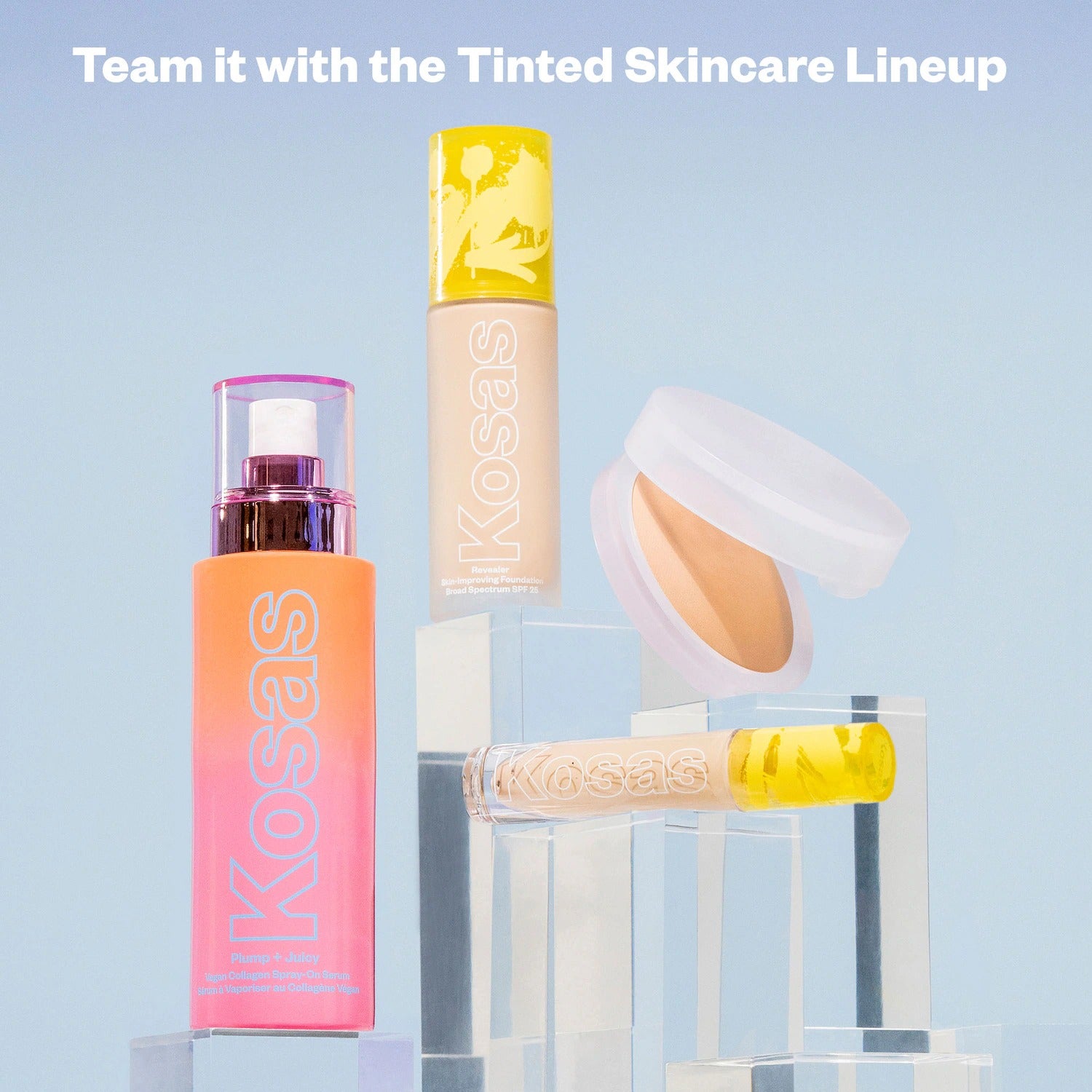 Kosas Plump + Juicy Vegan Collagen + Probiotic Spray-On Serum