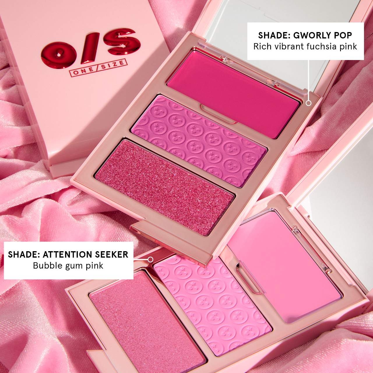 One Size Cheek Clapper 3D Blush Trio Palette