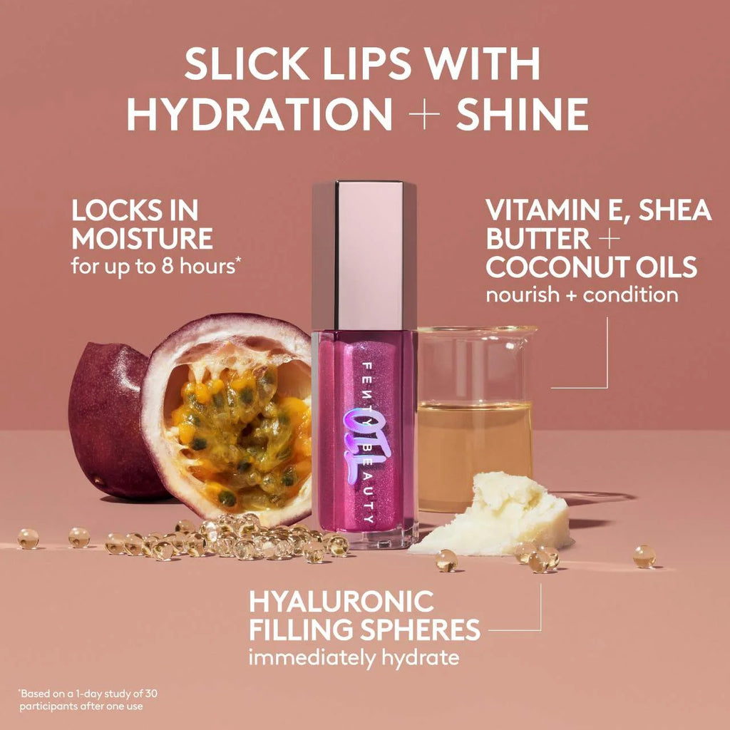 زيت الشفاه اللامع Fenty Beauty by Rihanna Gloss Bomb Oil Luminizing Lip Oil ‘N Gloss