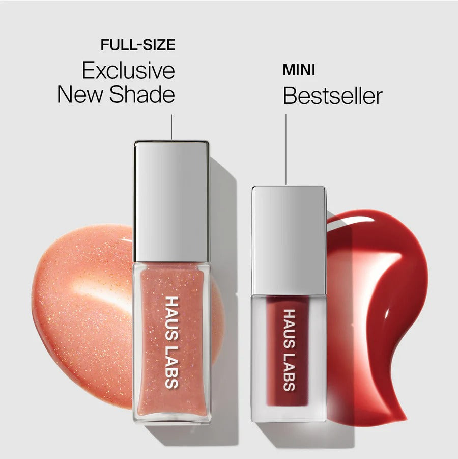Haus Labs by Lady Gaga PhD Hybrid Innovation Plumping Lip Glaze Duo