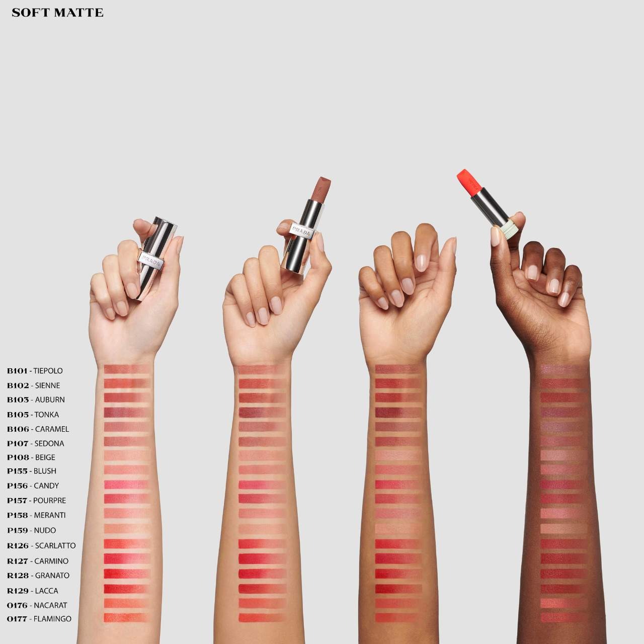 Prada Monochrome Soft Matte Lipstick