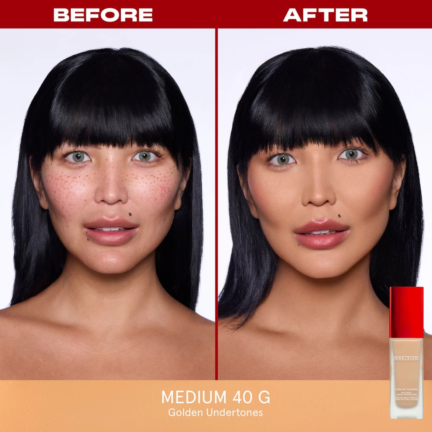 One Size Turn Up the Base Full Beat Waterproof Liquid Foundation