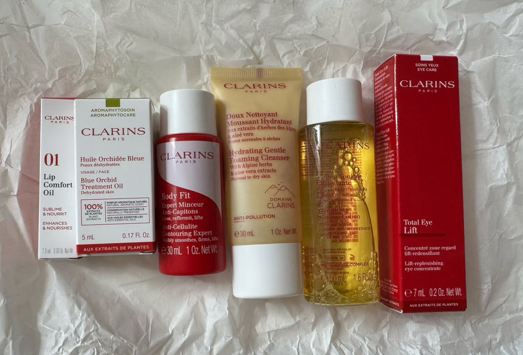 CLARINS skincare 6 piece set