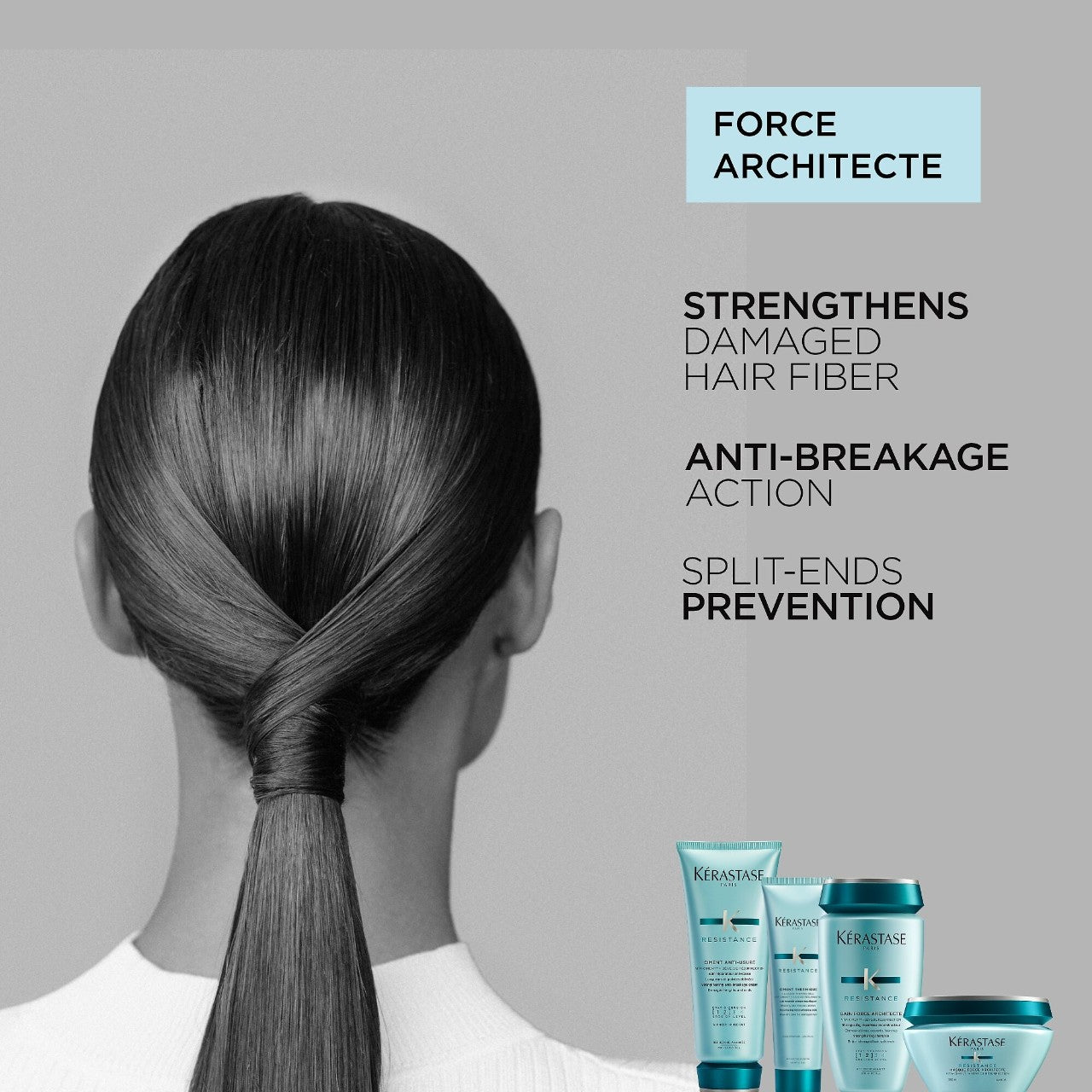 Kérastase Resistance Strengthening Conditioner for Damaged Hair from Heat Styling