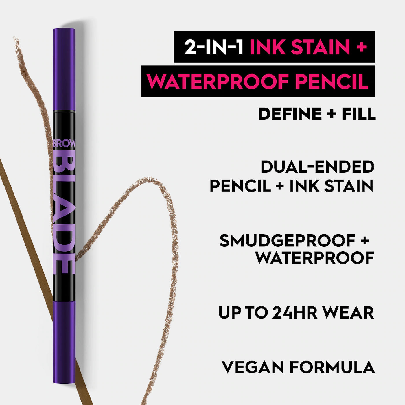 Urban Decay  Brow Blade 2-in-1 Eyebrow Pen + Waterproof Pencil