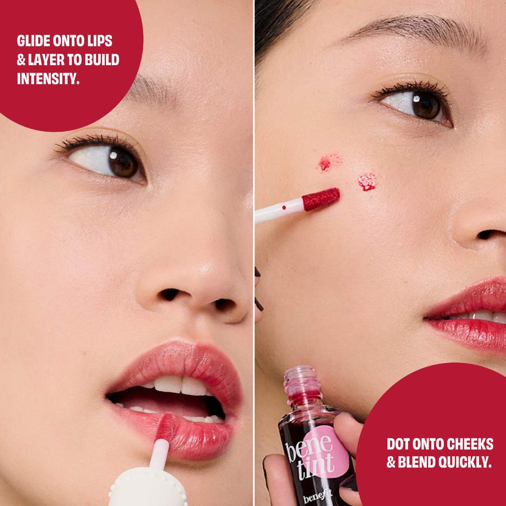 Benefit Cosmetics Benetint Liquid Lip + Cheek Blush Stain