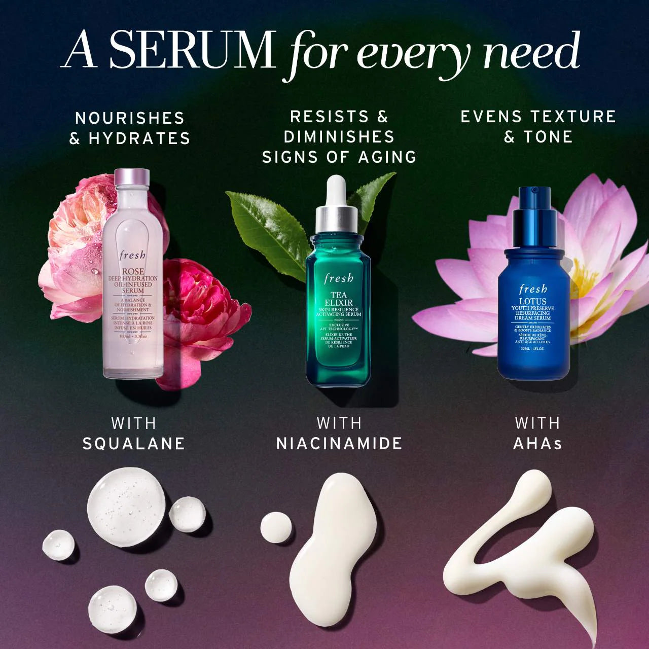 Fresh Rose & Squalane Deep Hydration Oil-Infused Serum