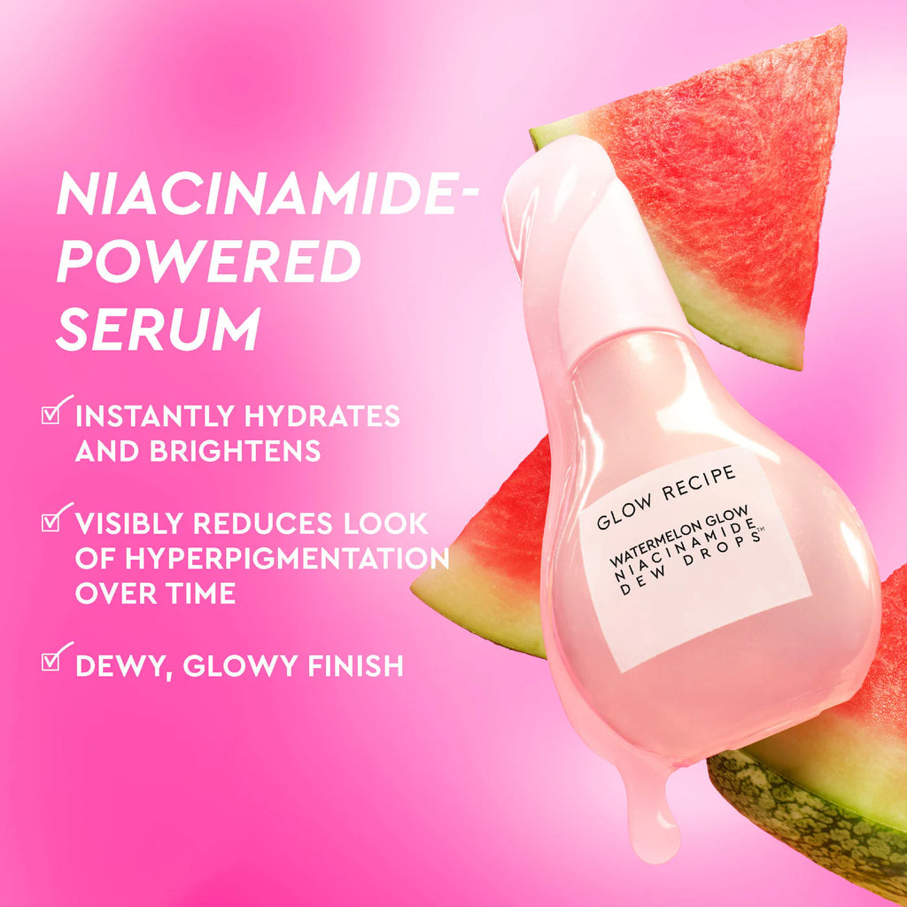 Glow Recipe سيروم قطرات نياسيناميد بتأثير البطيخ