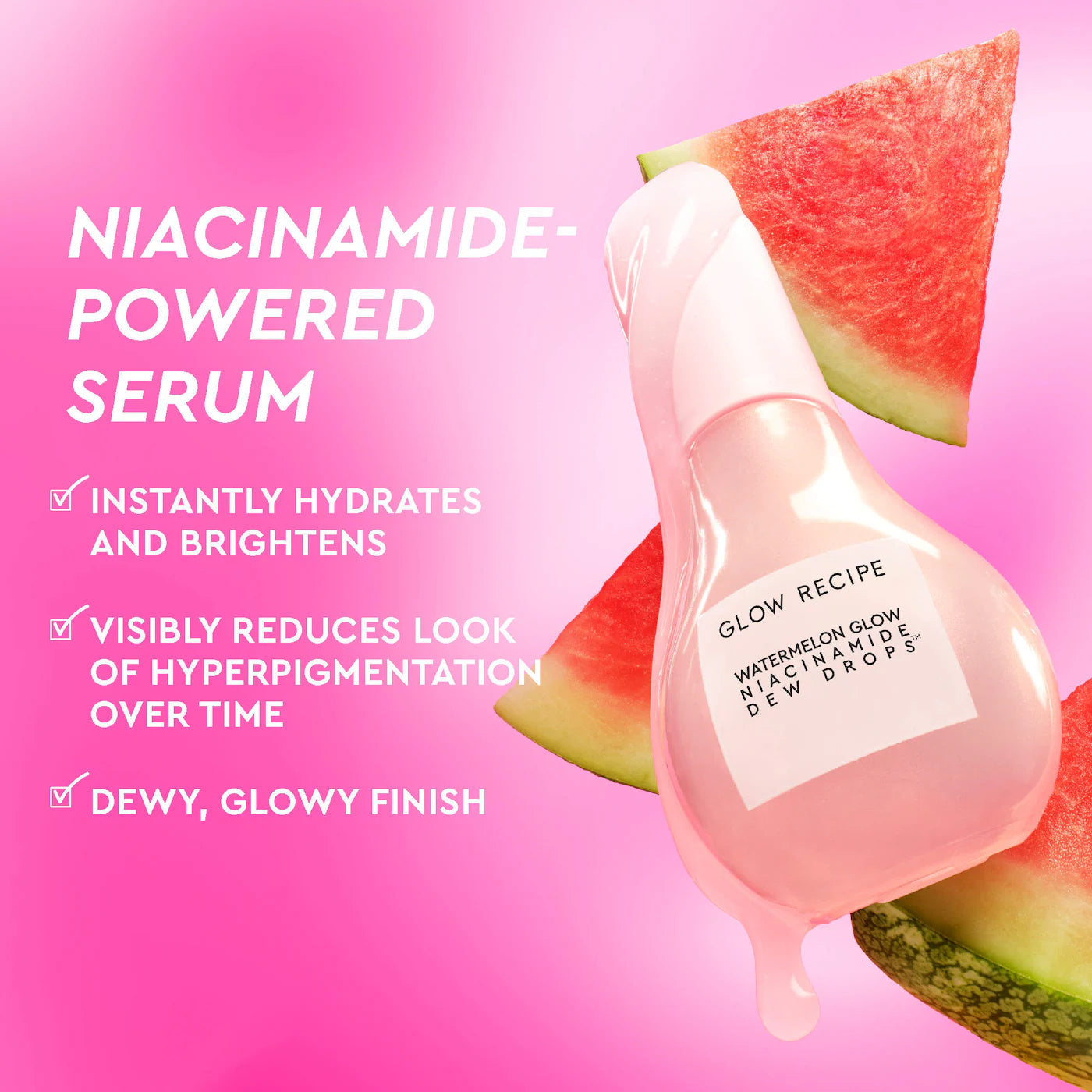 Glow Recipe سيروم قطرات نياسيناميد بتأثير البطيخ