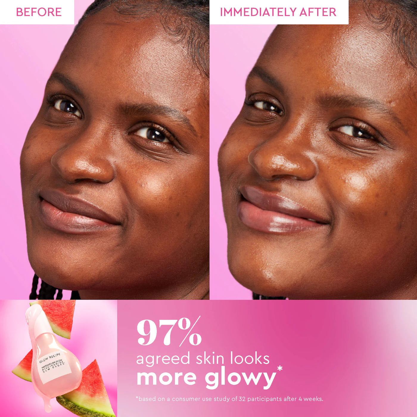 Glow Recipe سيروم قطرات نياسيناميد بتأثير البطيخ
