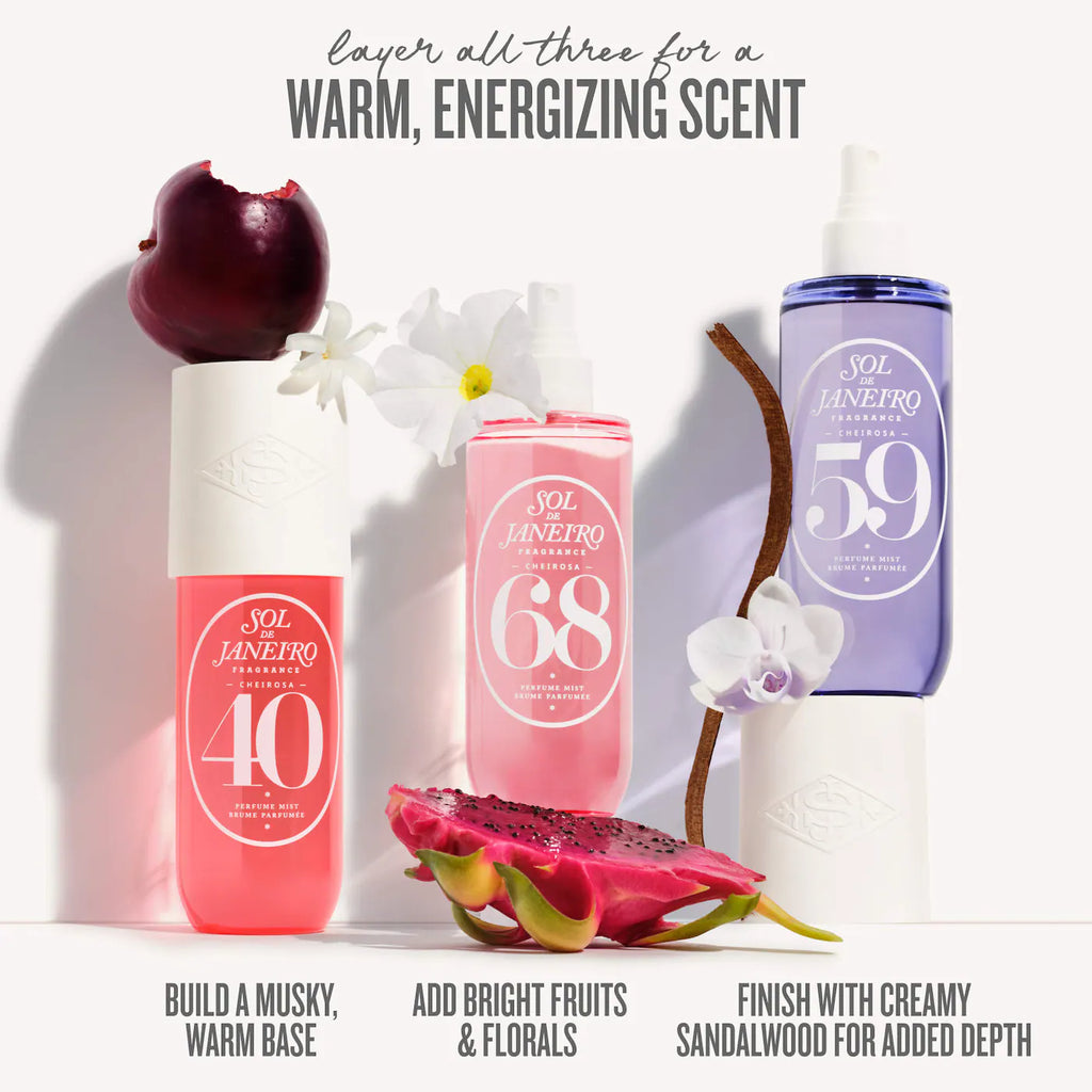 رذاذ عطر الشعر والجسم سول دي جانيرو شيروزا 40