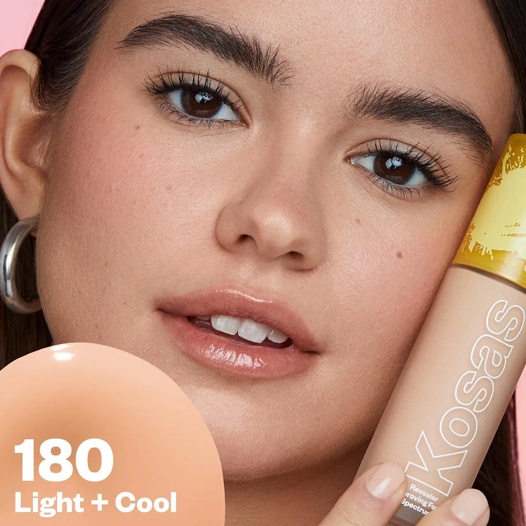 Kosas  Revealer Skin-Improving Foundation SPF 25 with Hyaluronic Acid and Niacinamide