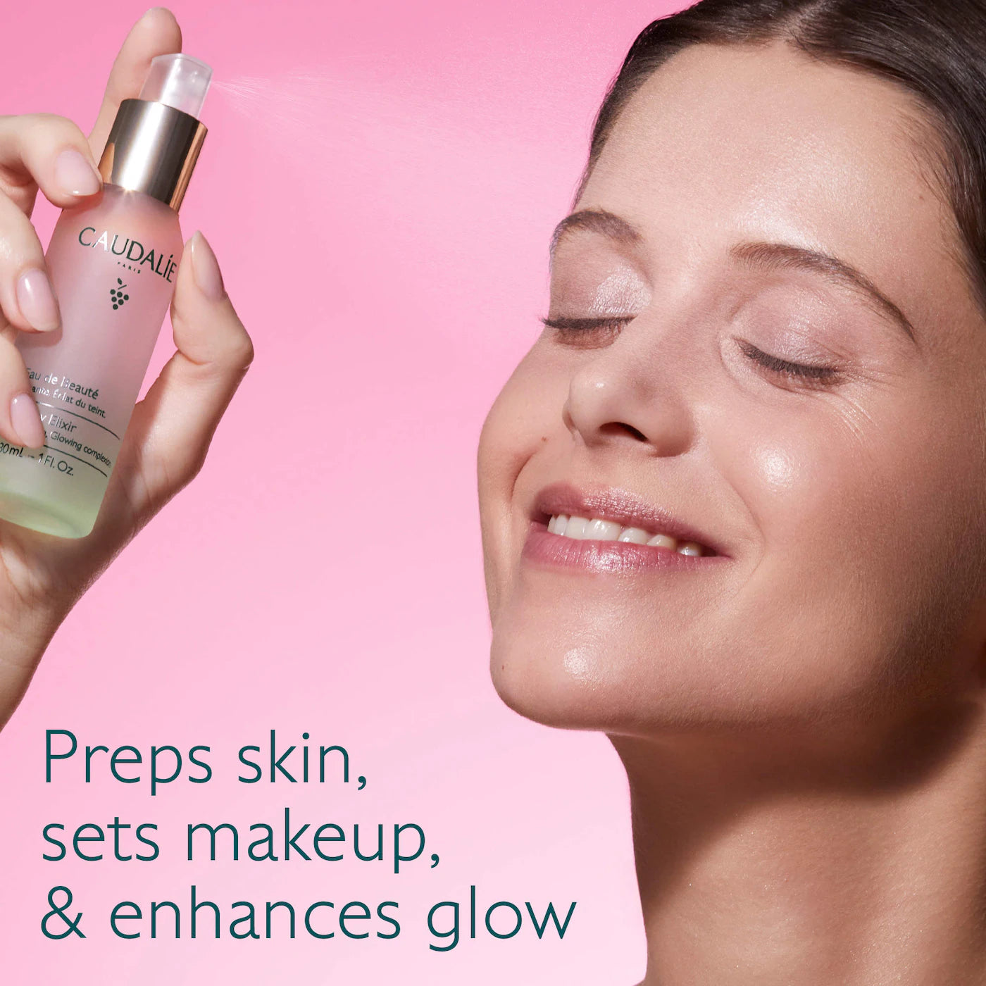 Caudalie Beauty Elixir Prep, Set, Glow Face Mist