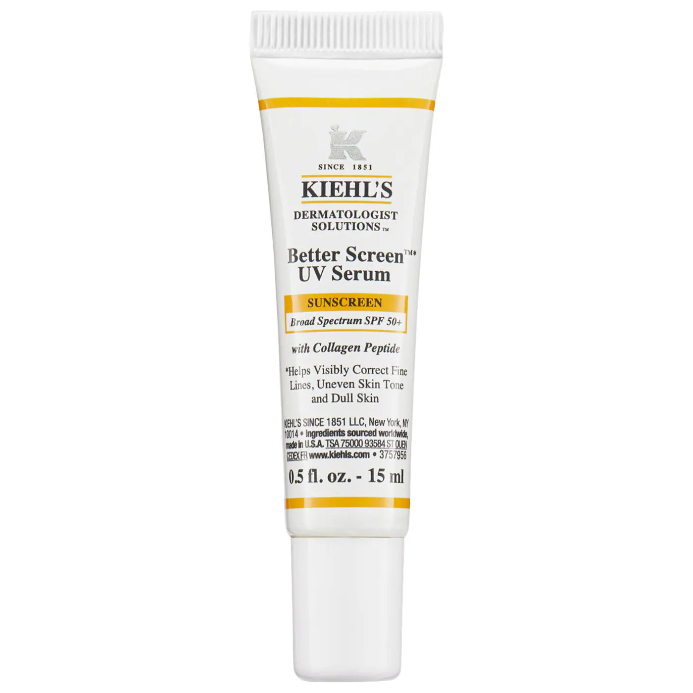 سيروم كيلز منذ 1851 بيتر سكرين™ للأشعة فوق البنفسجية SPF 50+ واقي شمس للوجه مع ببتيد الكولاجين