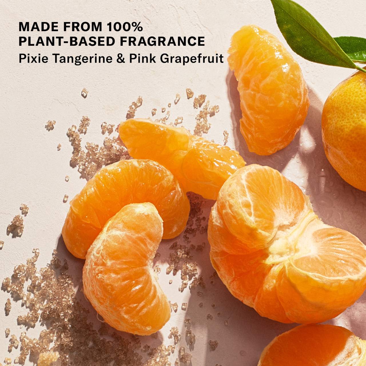 Josie Maran Topless Tangerine - Argan Oil + Sugar Balm Refillable Exfoliating Body Scrub Jar