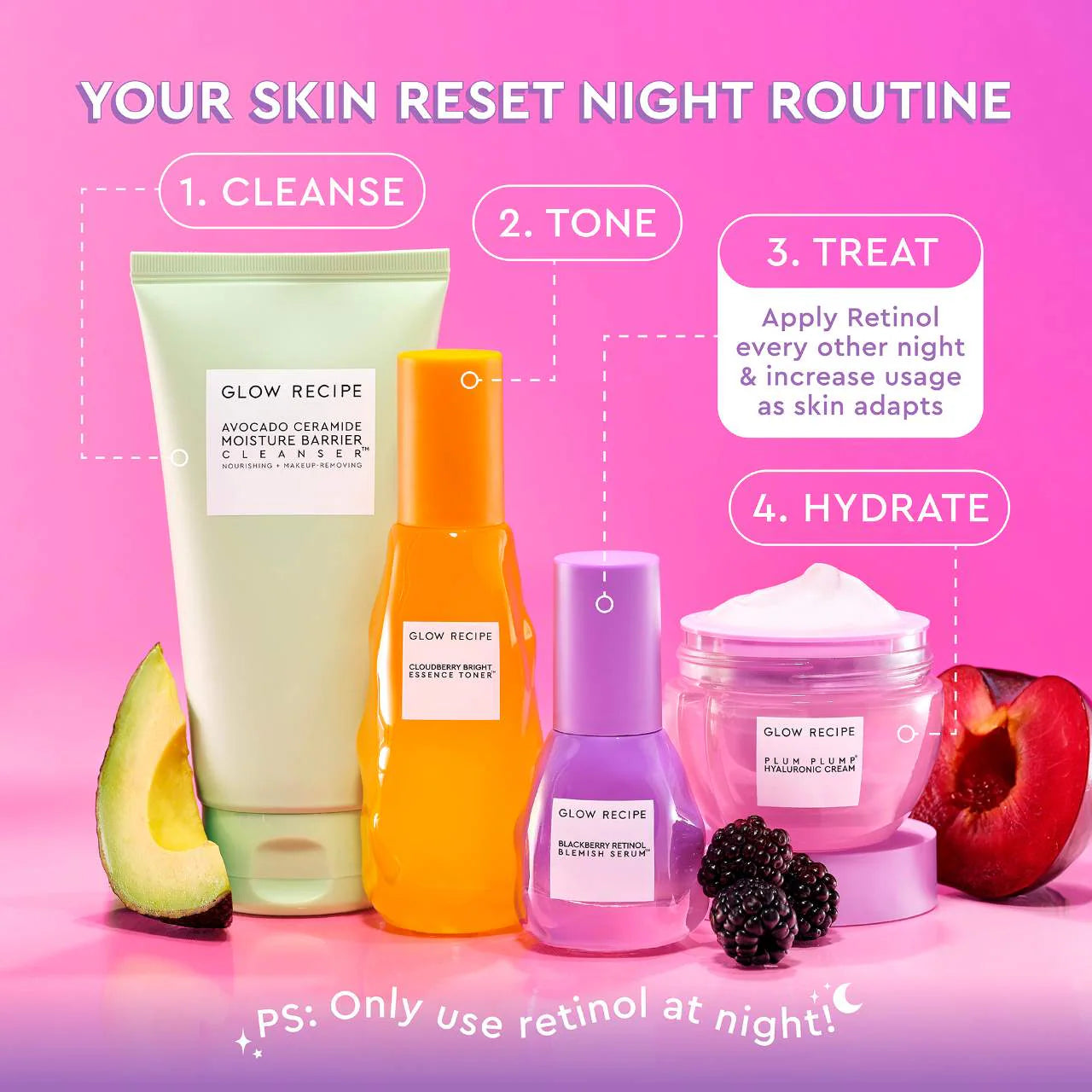 Glow Recipe Blackberry Retinol Blemish Serum