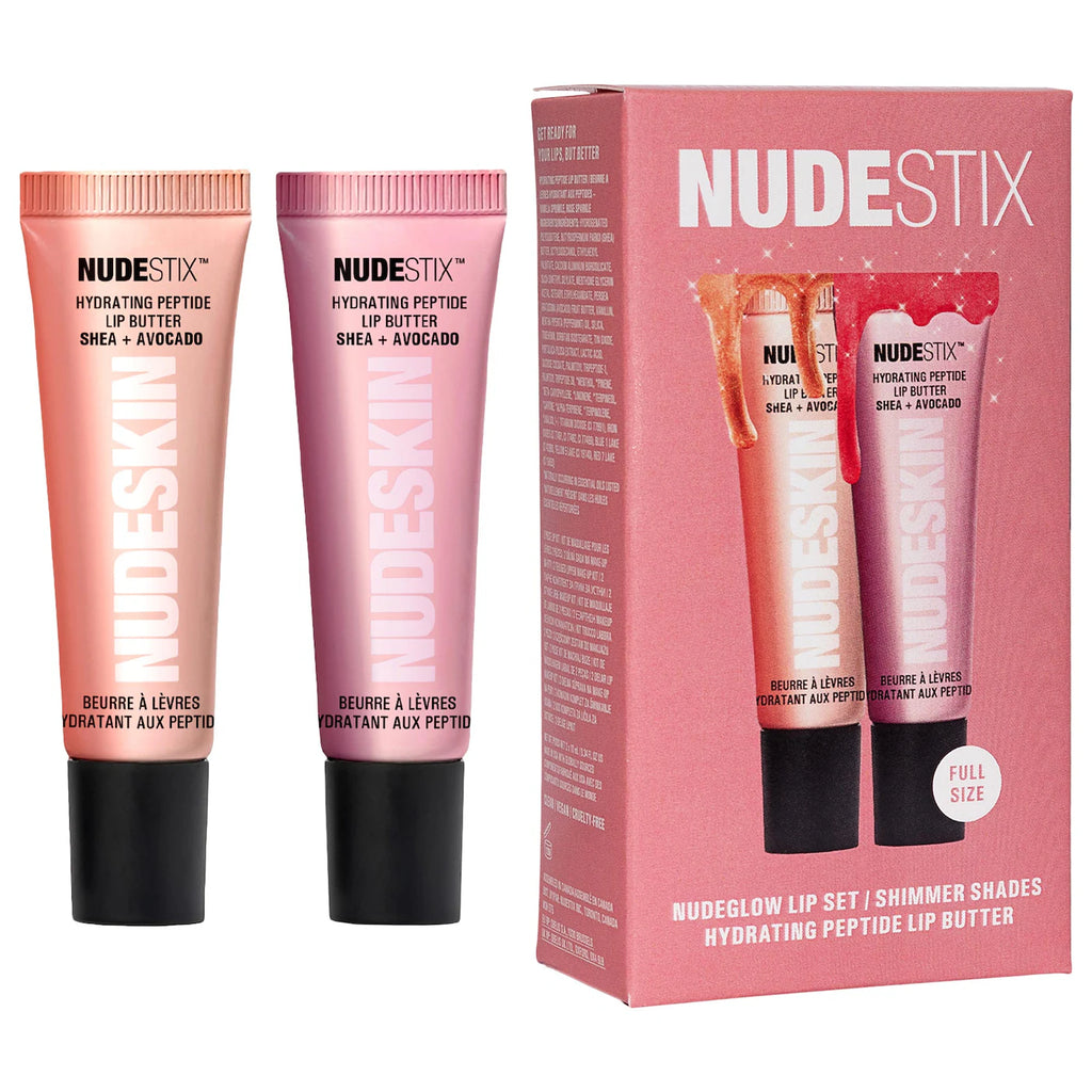 مجموعة NUDESTIX Nudeglow Hydrating Peptide Lip Butter Duo