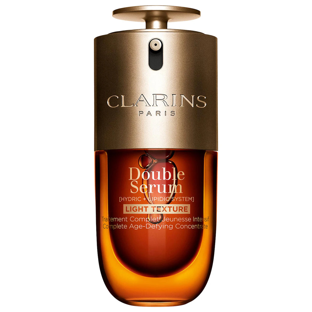Clarins DOUBLE SERUM® Light Texture To Firm, Boost Radiance & Refine Pores