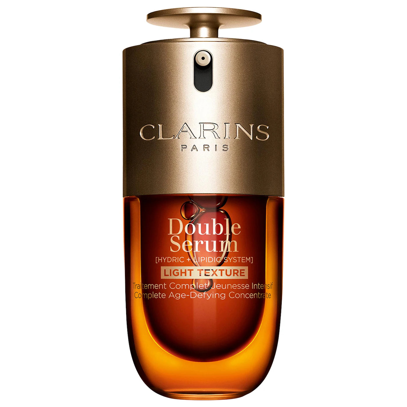 Clarins DOUBLE SERUM® Light Texture To Firm, Boost Radiance & Refine Pores