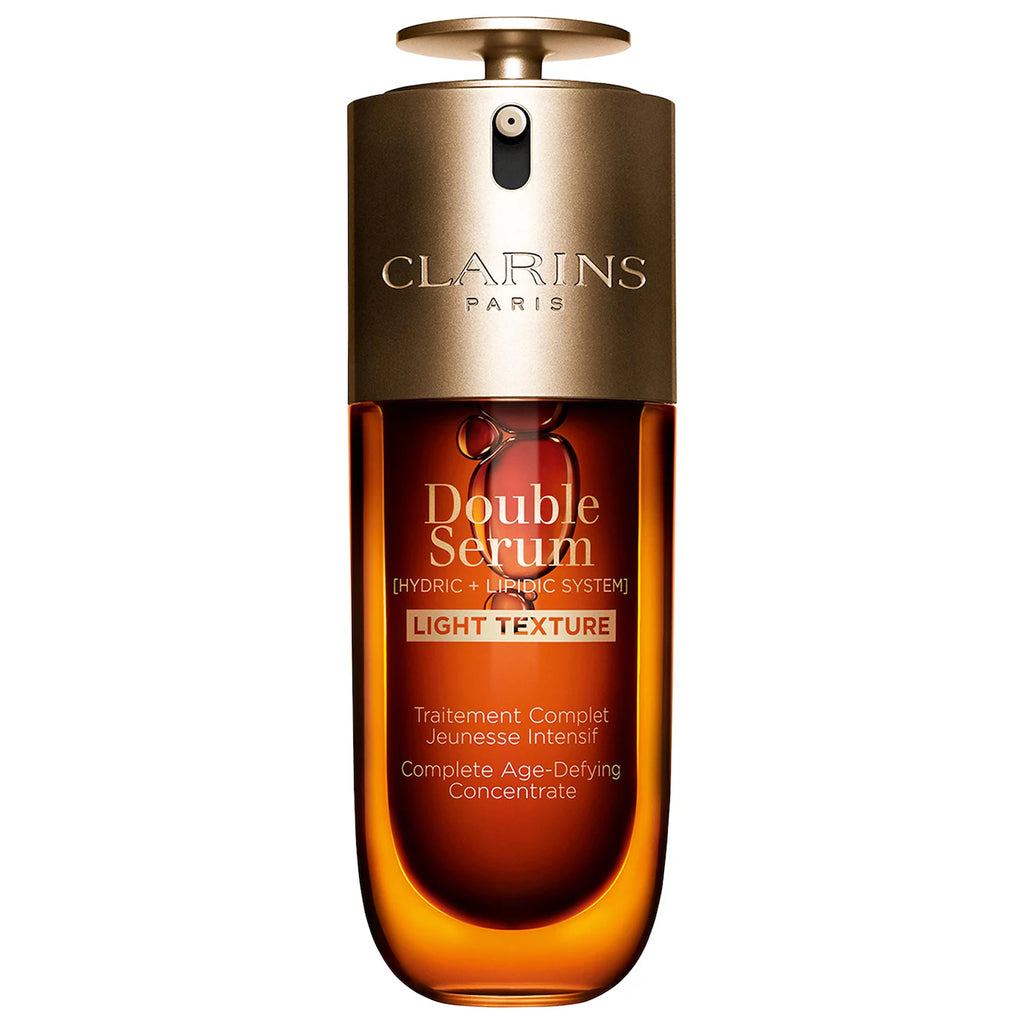 Clarins DOUBLE SERUM® Light Texture To Firm, Boost Radiance & Refine Pores