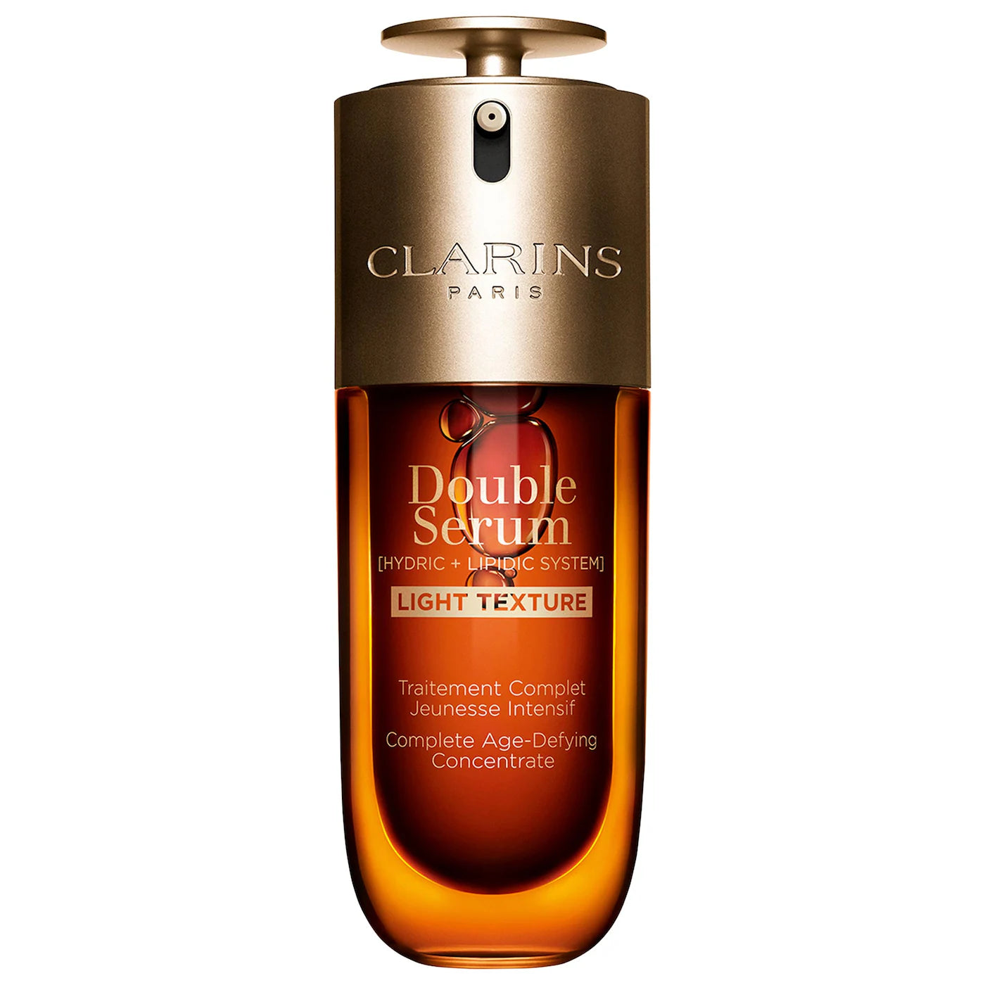 Clarins DOUBLE SERUM® Light Texture To Firm, Boost Radiance & Refine Pores