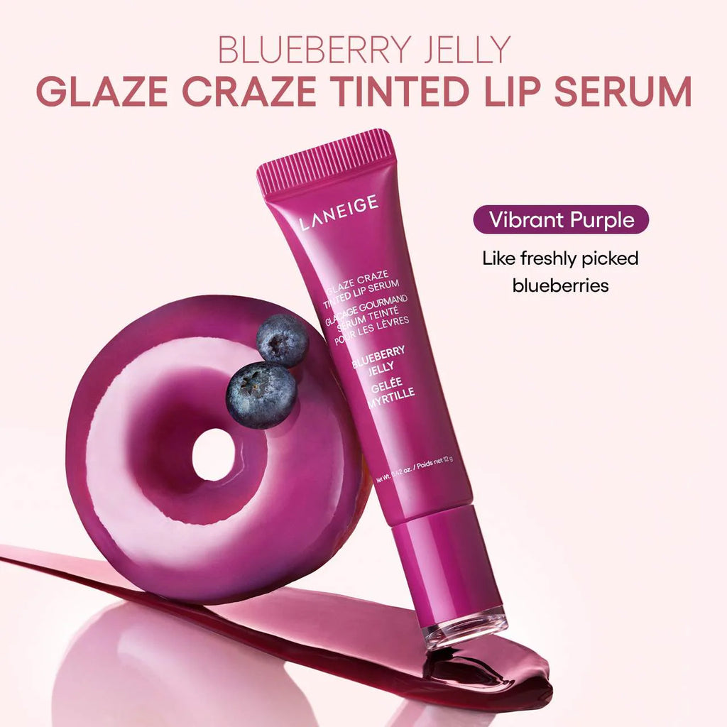 LANEIGE Glaze Craze Tinted Polypeptide Lip Serum Treatmen